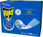 Raid diffuseur plaquettes 10 recharge anti-moustiques